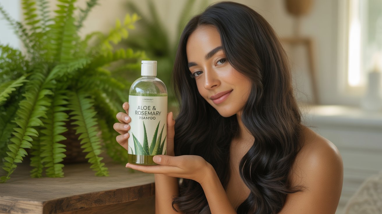 En este momento estás viendo El Champú Milagroso de Aloe Vera más Romero Que Dejará Tu Cabello Irresistible: ¡Brillo Natural y Suavidad Garantizada!